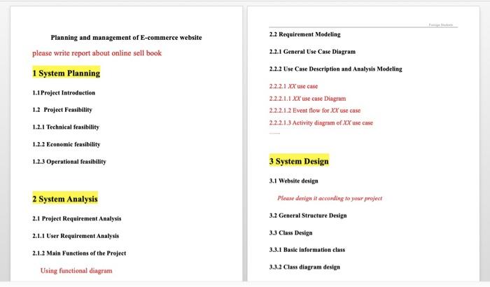 2.2 Requirement Modeling Planning and management