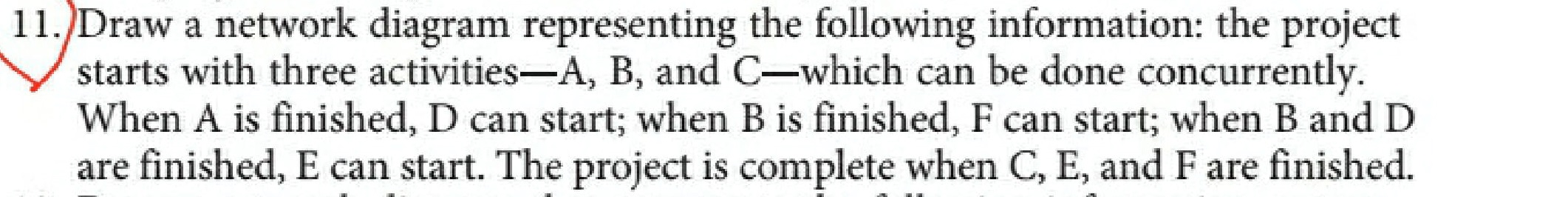 Ch4: - Answer Question 11 manually and (use MS