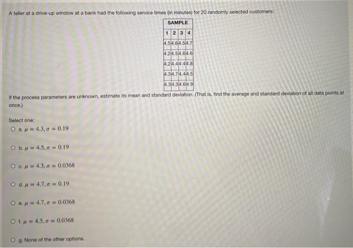 A teller at a drive-up window at a bank had the