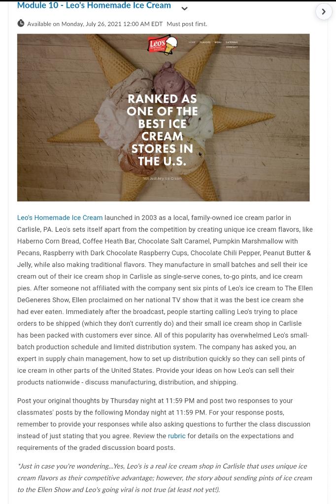 Answer this using your own words please. Module