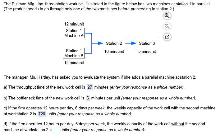 The Pullman Mfg., Inc. three-station work cell