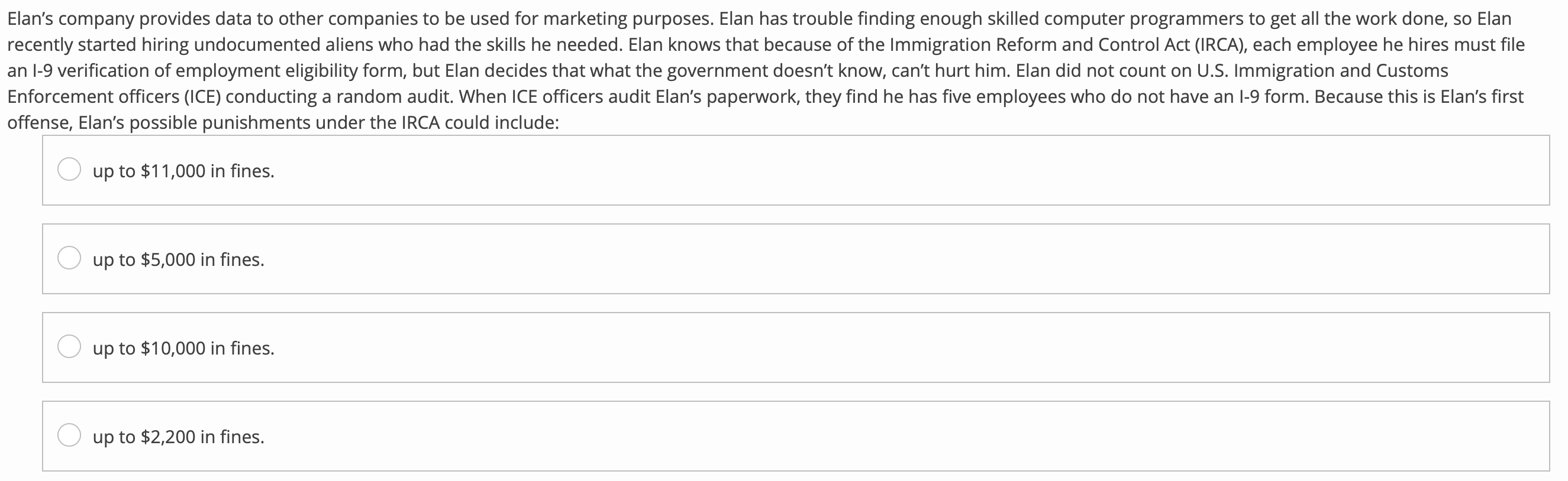 Elan's company provides data to other companies