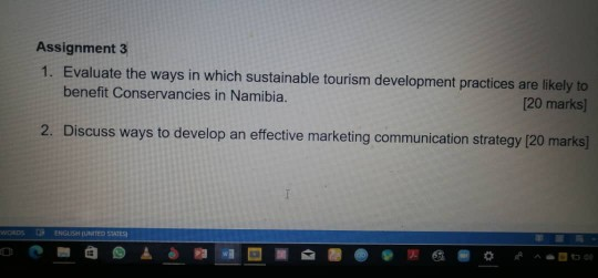 Assignment 3 1. Evaluate the ways in which