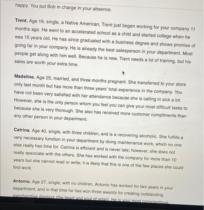 How would you assess the balance between