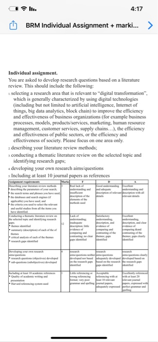 You are asked to develop research questions based