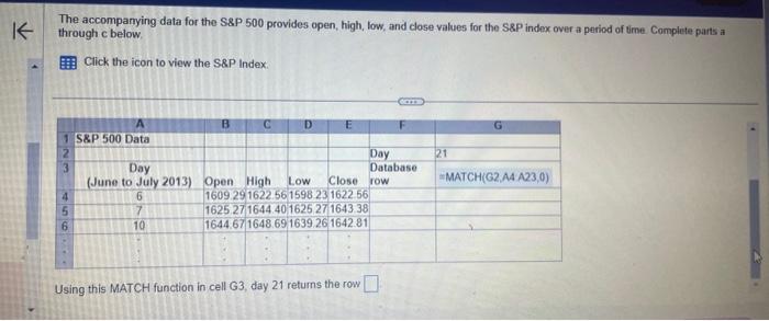 Help solving the question "using this MATCH in