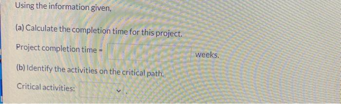 AON network diagram: A B H Crash Normal Time