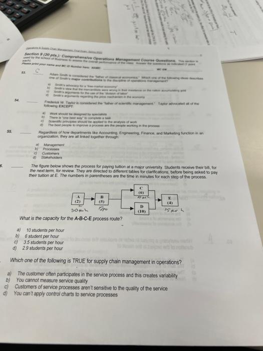 A b) 1957 Section 9 (20 pts): Comprehensive