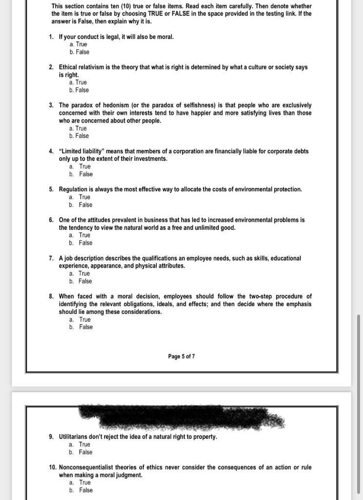 1. How do we develop our ethics? What are the