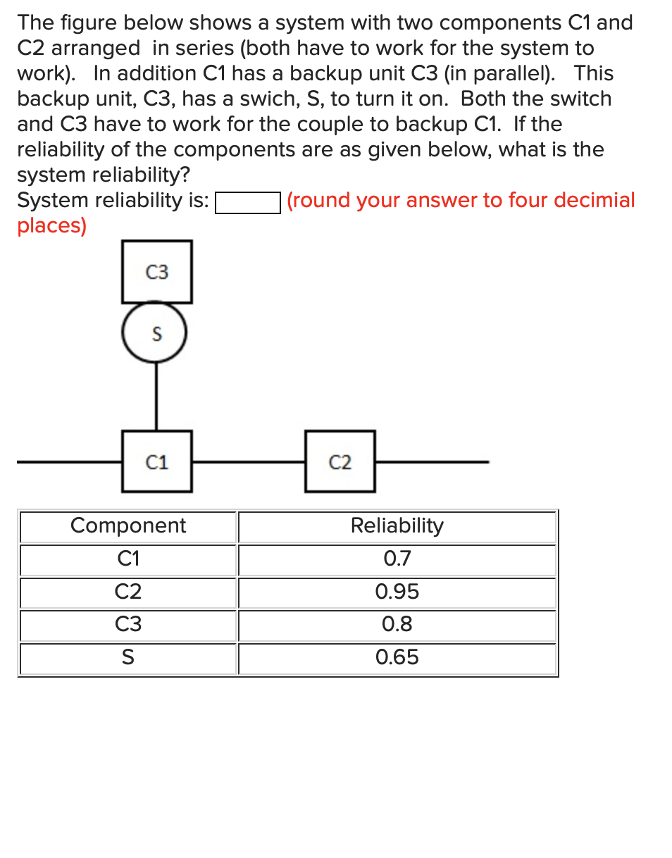 The figure below shows a system with two