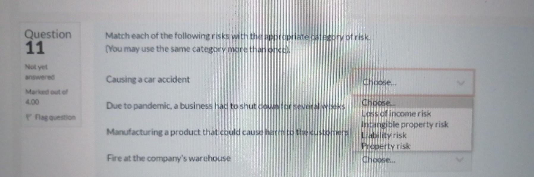 Please help me Iam in attempt Question 11 Match