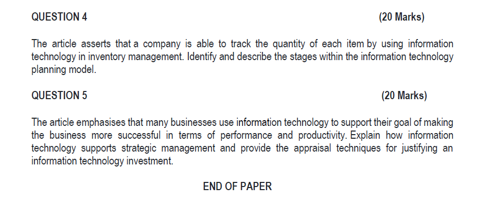 The article asserts that a company is able to