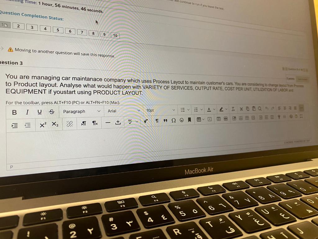 A Moving to another question will save this