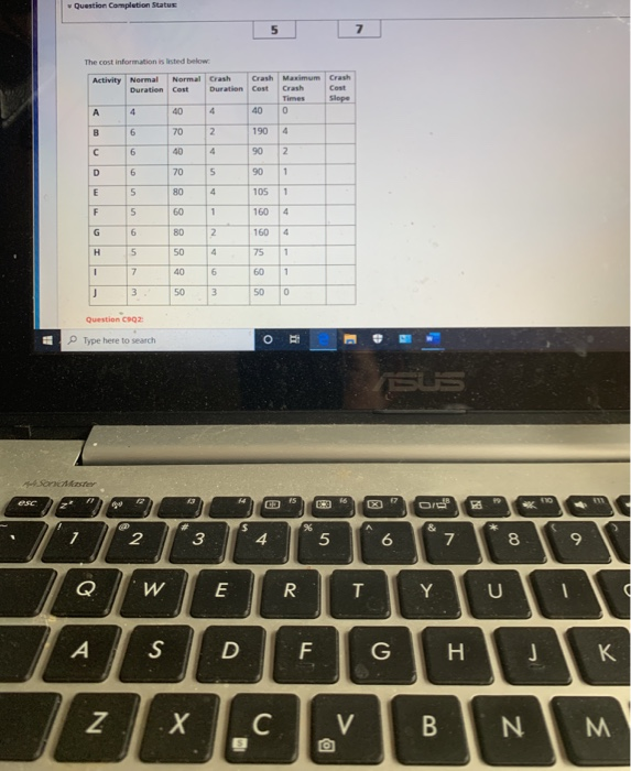 Question Completion Status Questions 20 points
