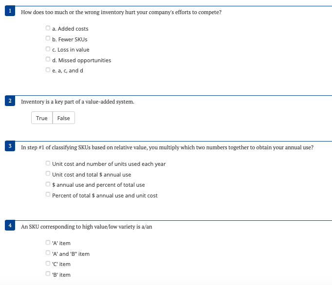 How does too much or the wrong inventory hurt