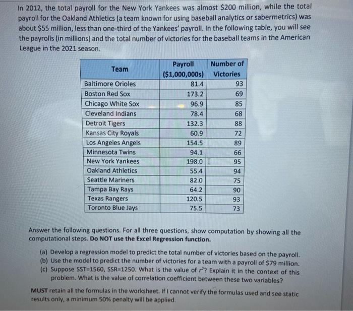 please solve with fomulas shown in excel only! In