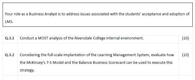 Question 3 (Marks: 40) In this question, students