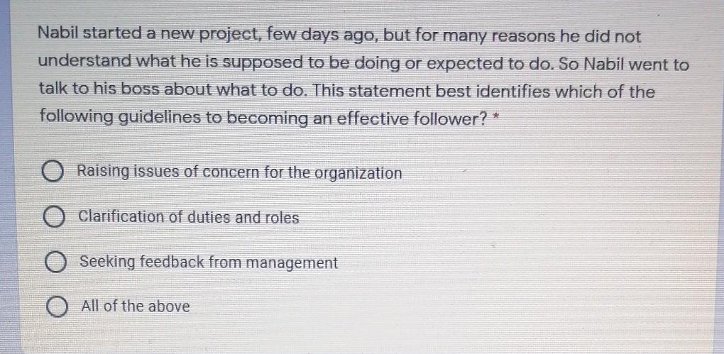 Nabil started a new project, few days ago, but