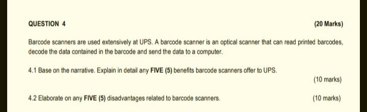 Answer ALL questions in this paper. Read the case