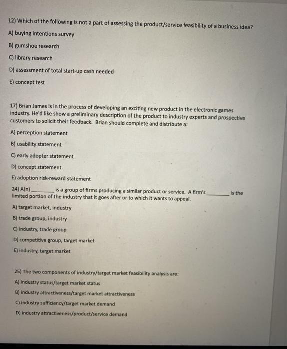 12) Which of the following is not a part of