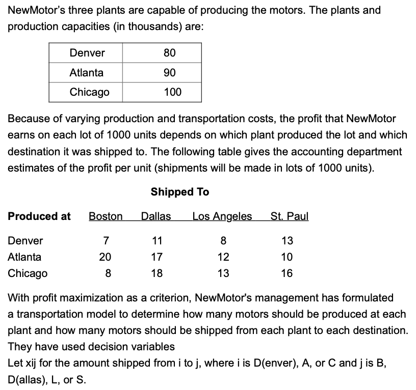 1. 2. For the problem below, use solver to find