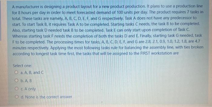 Given there are five (05) sample taken. The