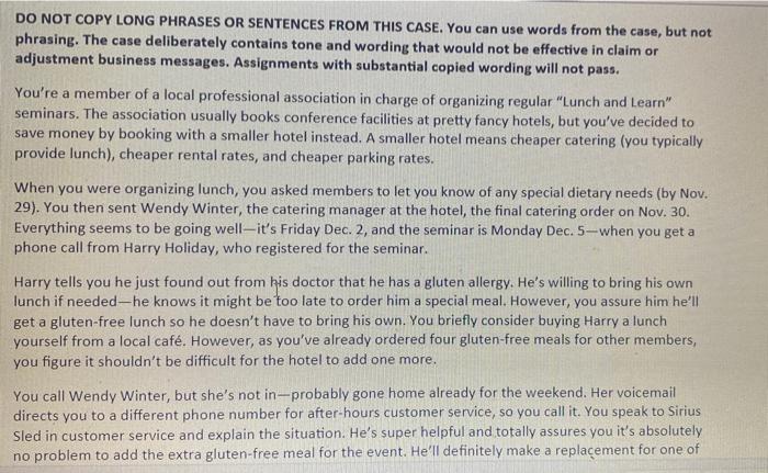 DO NOT COPY LONG PHRASES OR SENTENCES FROM THIS