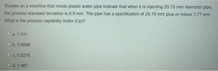 Studies on a machine that molds plastic water