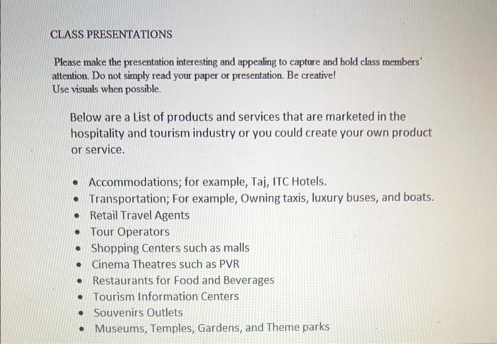 OVERVIEW In this group assignment, you will be