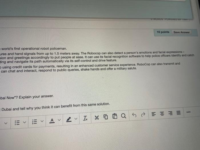 U WORDS 10 por er to the force in May 2017, the