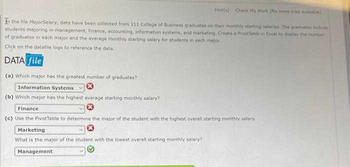 students majoring in management, finance,