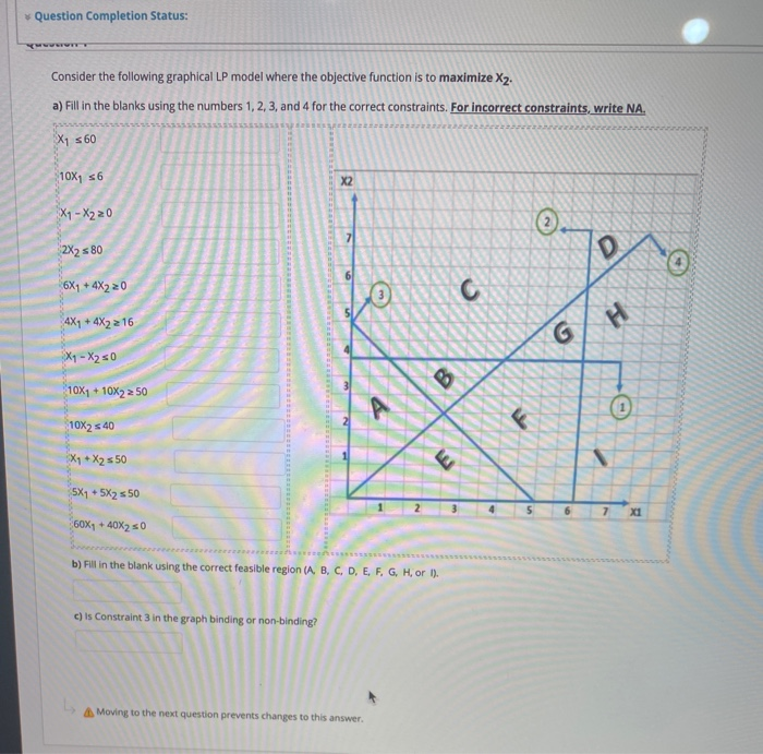 Consider the following graphical LP model where