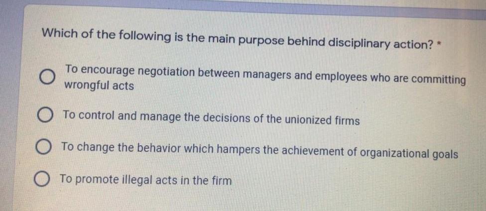 Which of the following is the main purpose behind