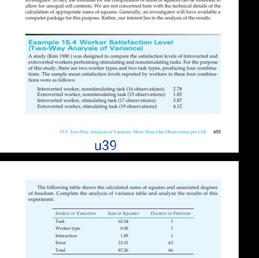 allow for unequal cell contents. We are not