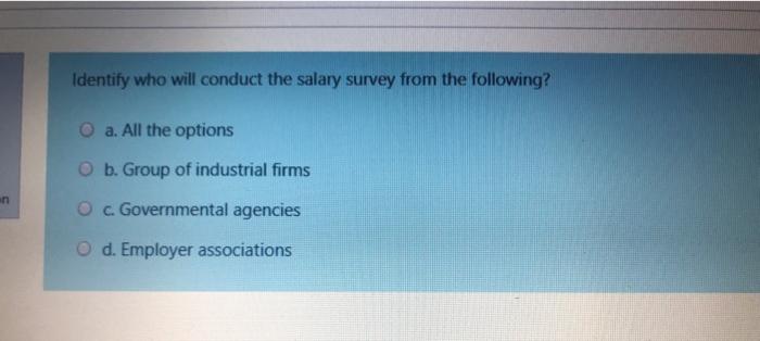 Identitfy the important aspects of compensation