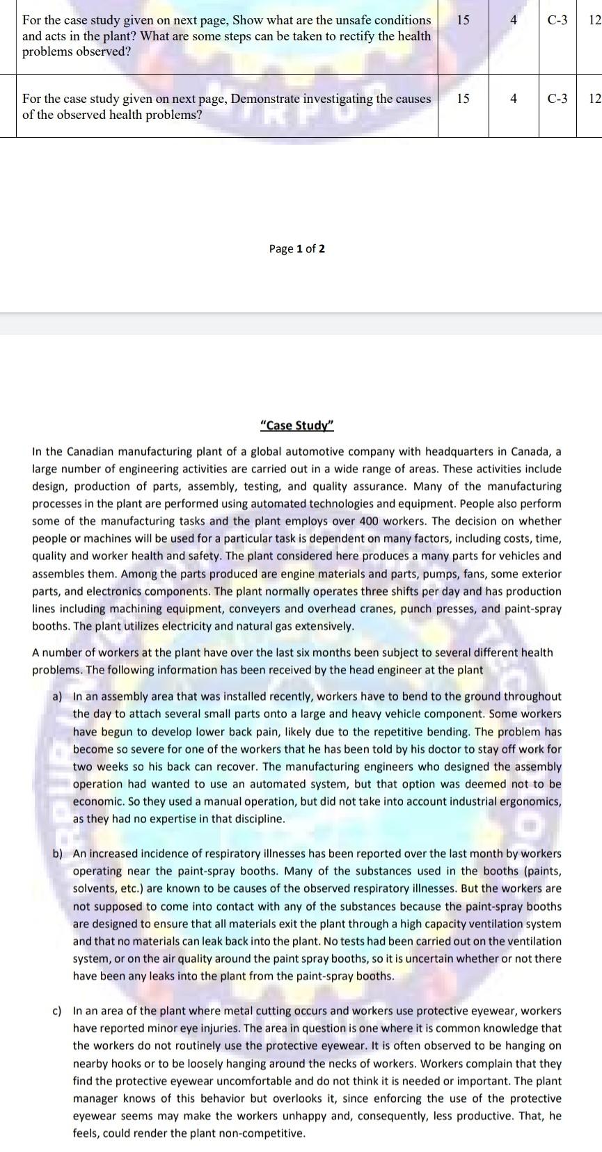 It's all about occupational health and sciences.