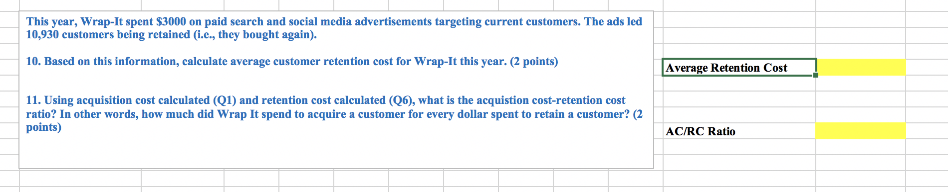 This year, Wrap-It spent $3000 on paid search and