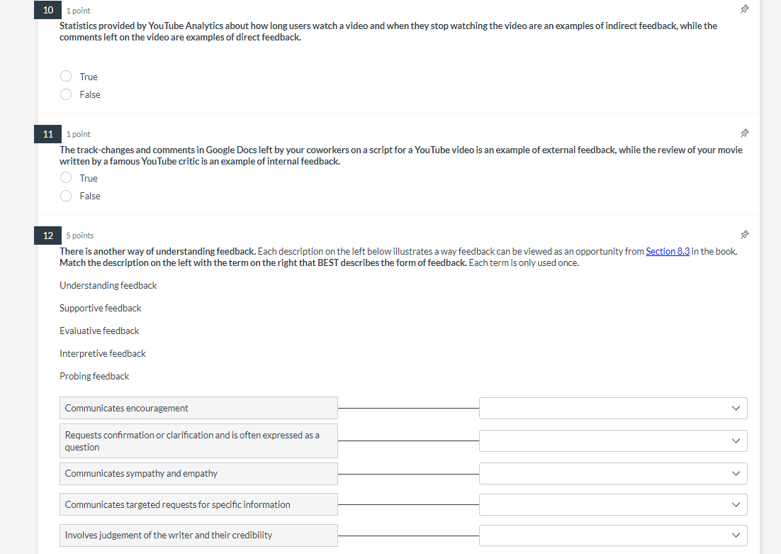 Please answer all for a good rating 10 1 point