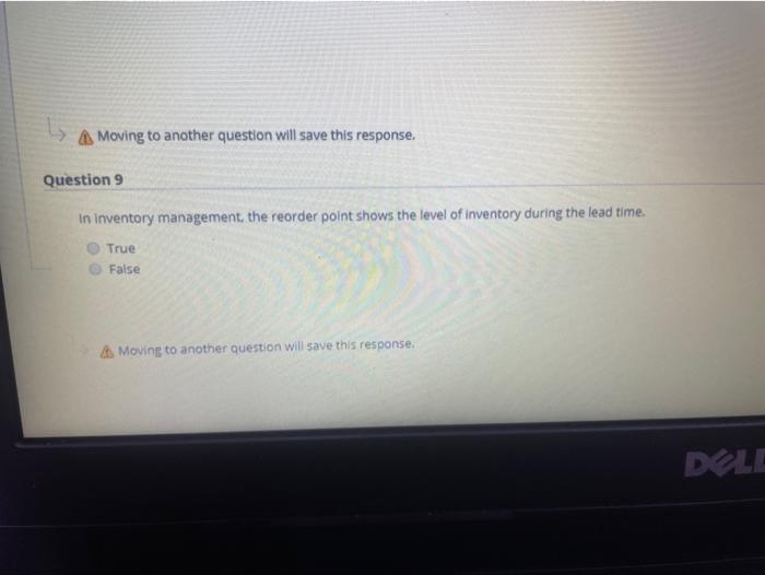 A Moving to another question will save this