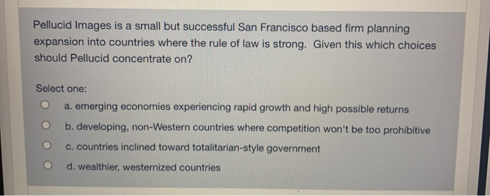 Pellucid Images is a small but successful San