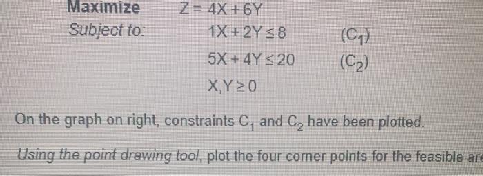 Maximize Subject to: Z= 4x + 6Y 1X + 2Y 38 5X