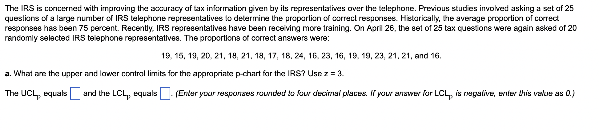 The IRS is concerned with improving the accuracy