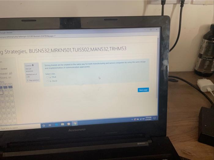 g Strategies, BUSN532, MRKN501, TUIS502, MAN532