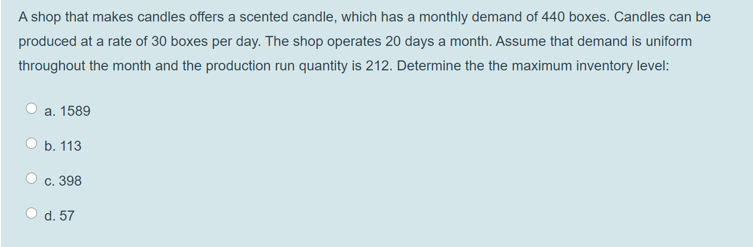 A shop that makes candles offers a scented