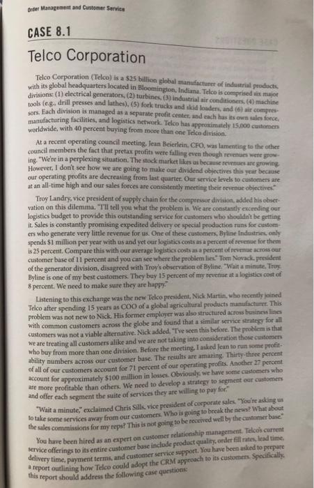 Begin by reading the mini-case provided below on