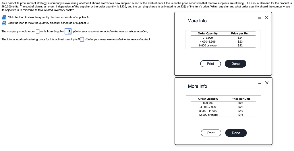 Click the icon to view the quantity discount