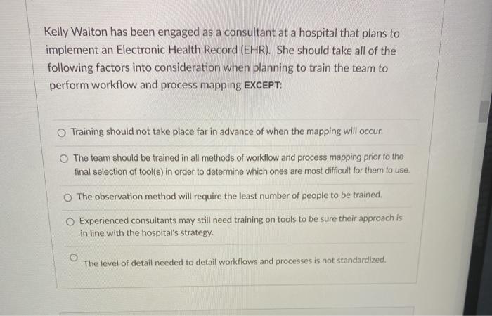 Kelly Walton has been engaged as a consultant at