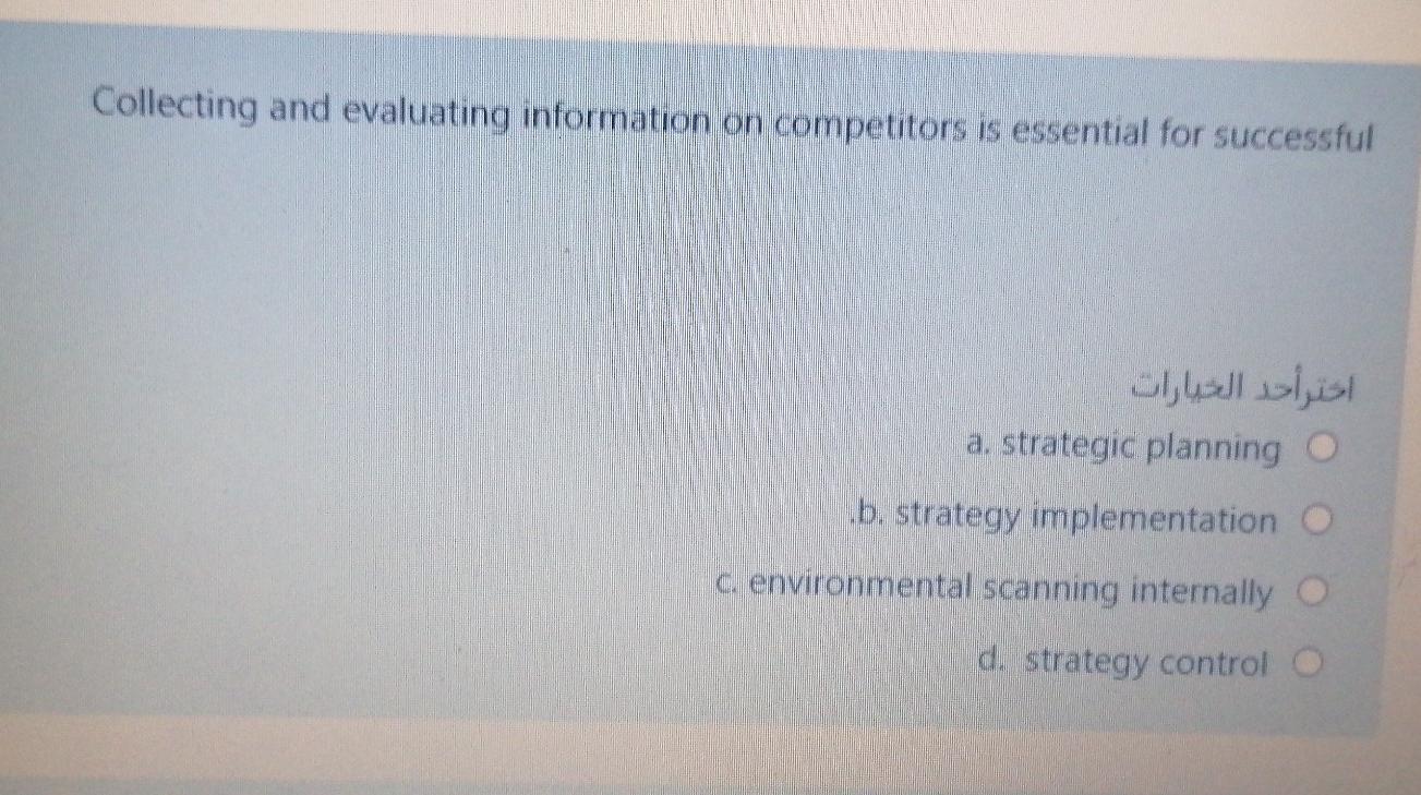 Collecting and evaluating information on