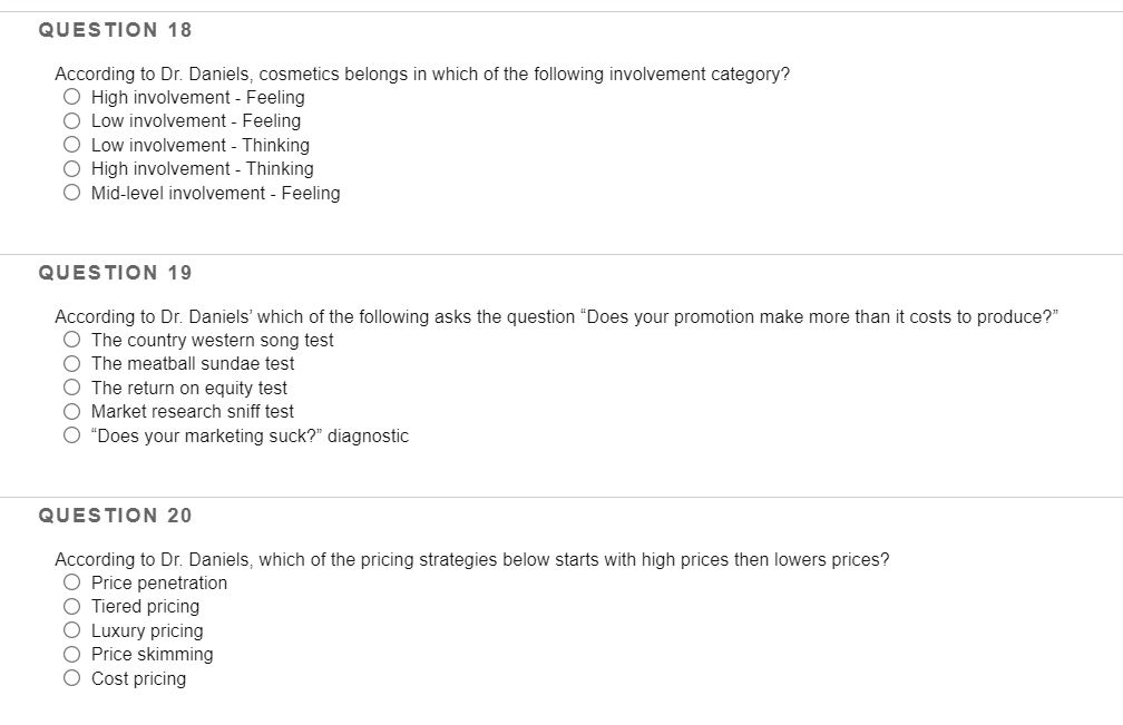 According to Dr. Daniels, cosmetics belongs in