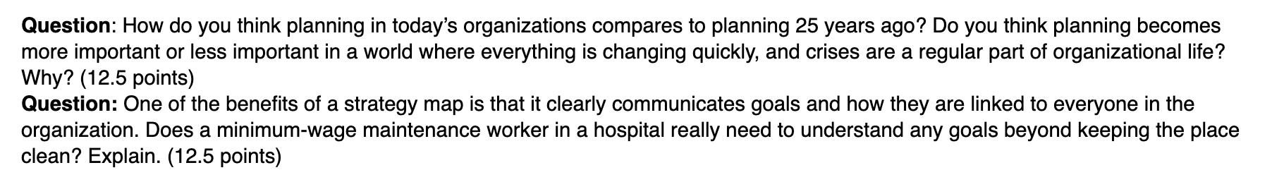 this Is based on Into to management college.